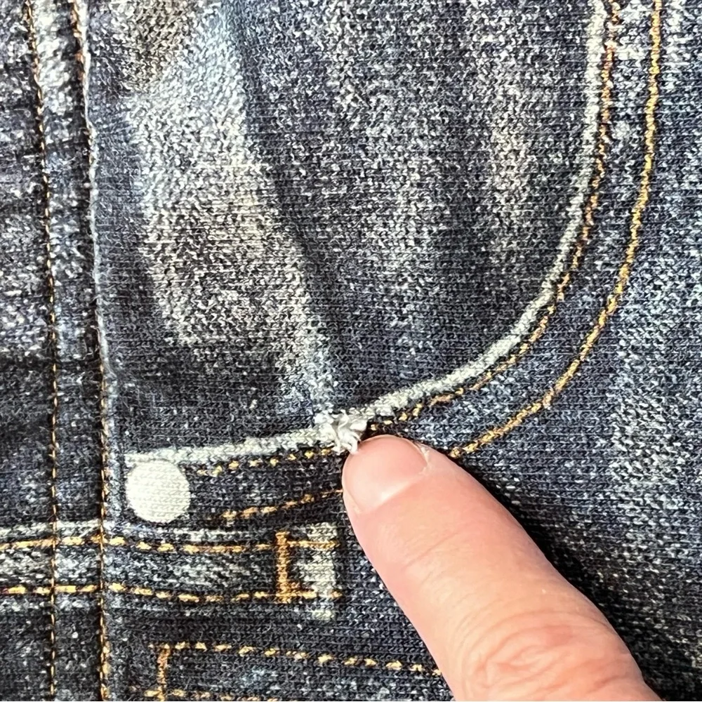 rag & bone Miramar Sweatpant Jeans Size S Elastic Waist Pull On Denim Look - Picture 15 of 15